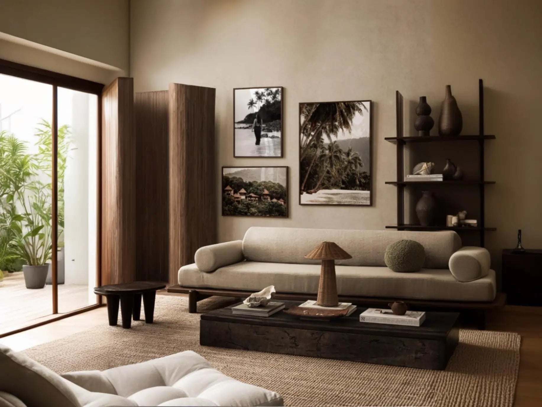 Kit 3 Quadros Paisagens Tropicais | AD0004