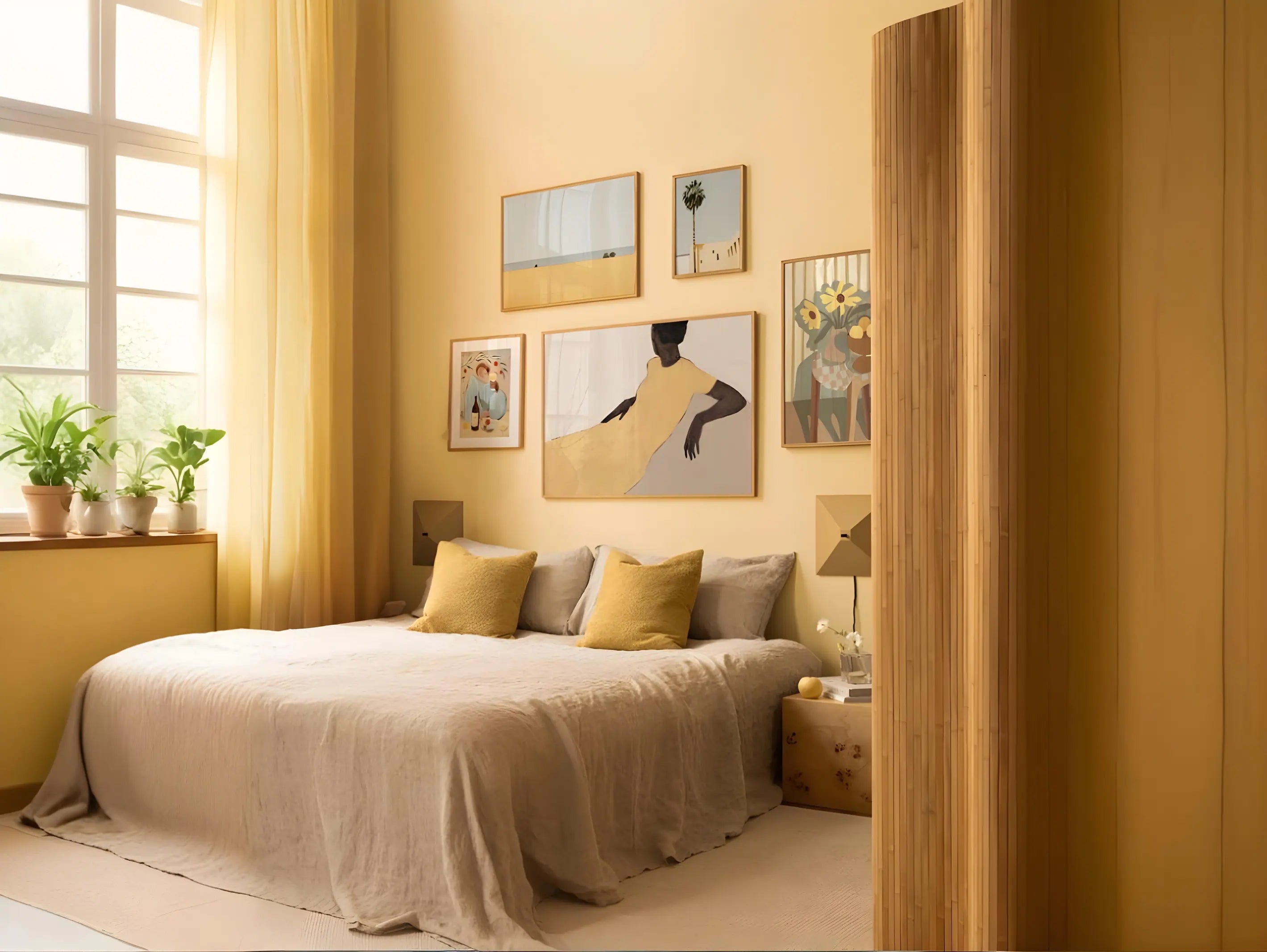 Kit 5 Quadros Tropical Minimalista | AD0009