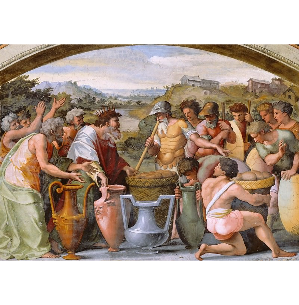 Abraão e Melquisedeque - Raphael