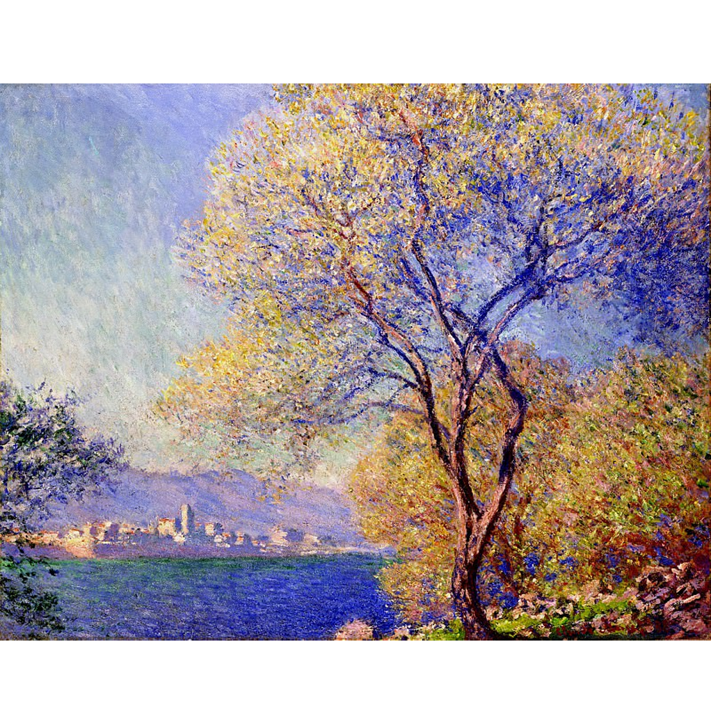 Antibes Vista dos Jardins de Salis - Claude Oscar Monet