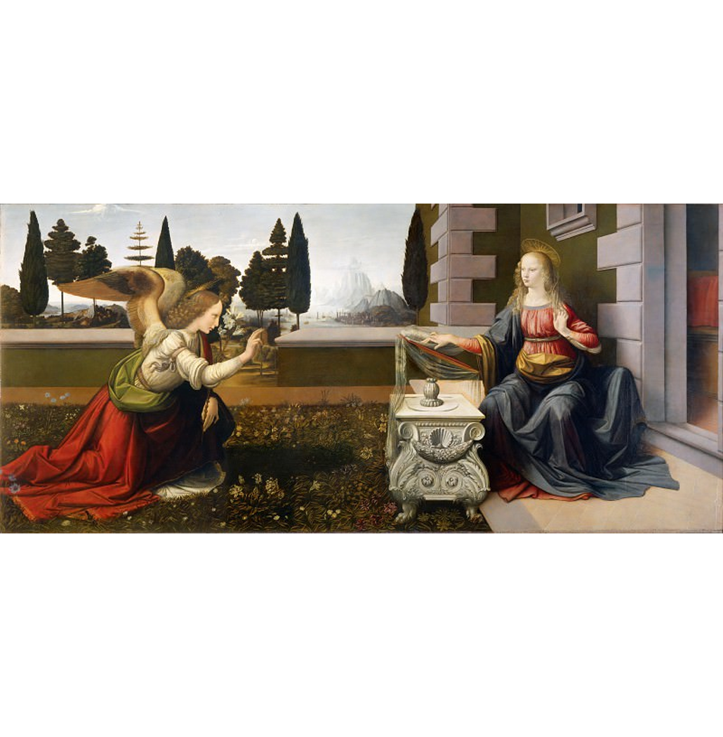 Anunciação - Leonardo da Vinci