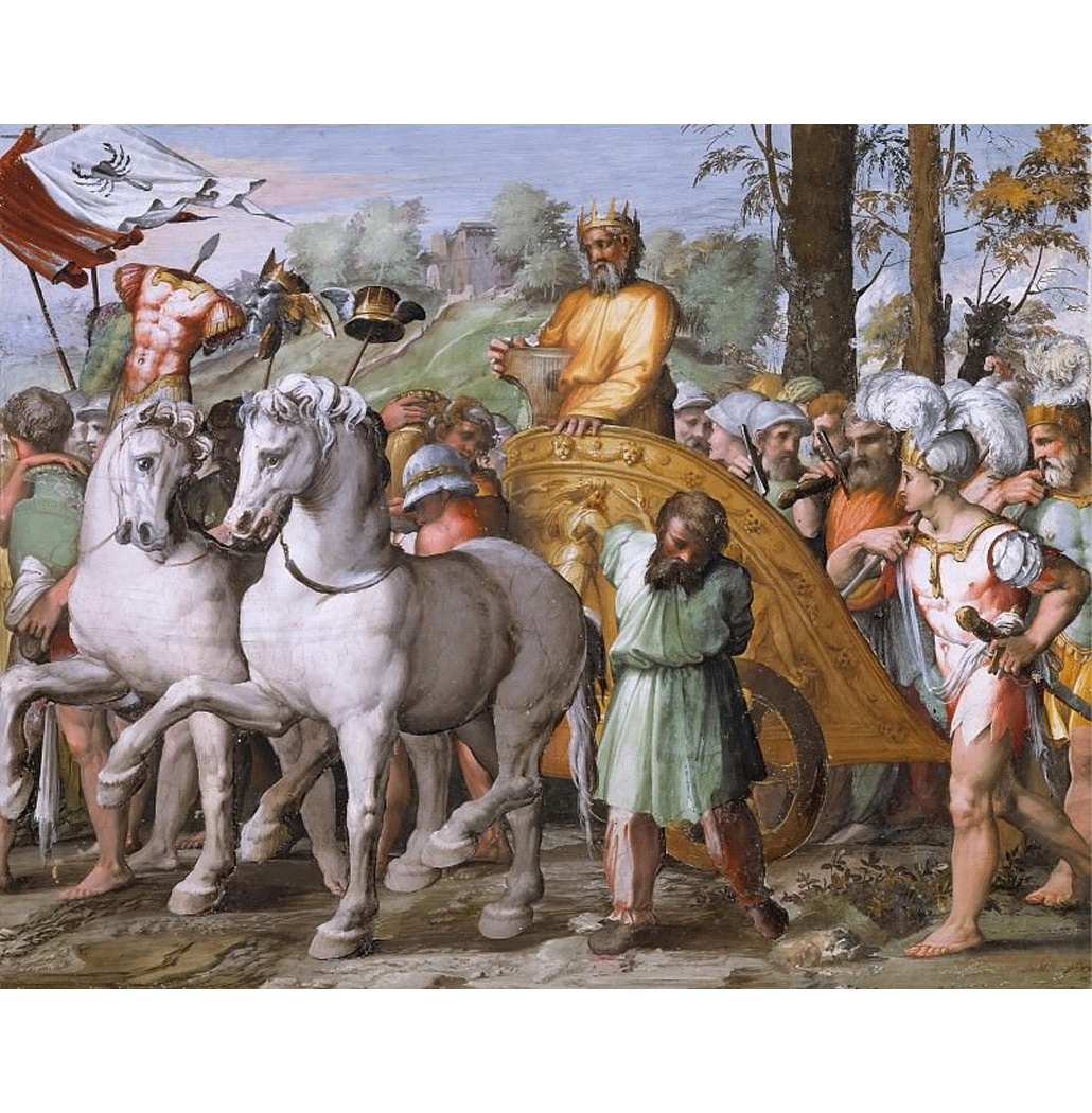 A Vitória de Davi Sobre os Amonitas - Raphael