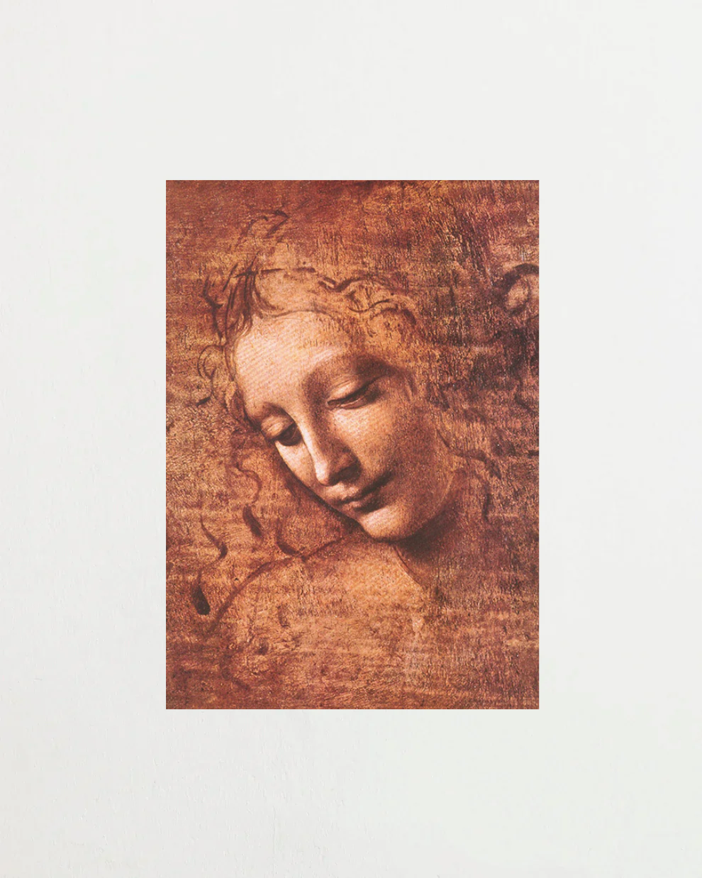 Poster Leonardo da Vinci – Estudo de Rosto Feminino
