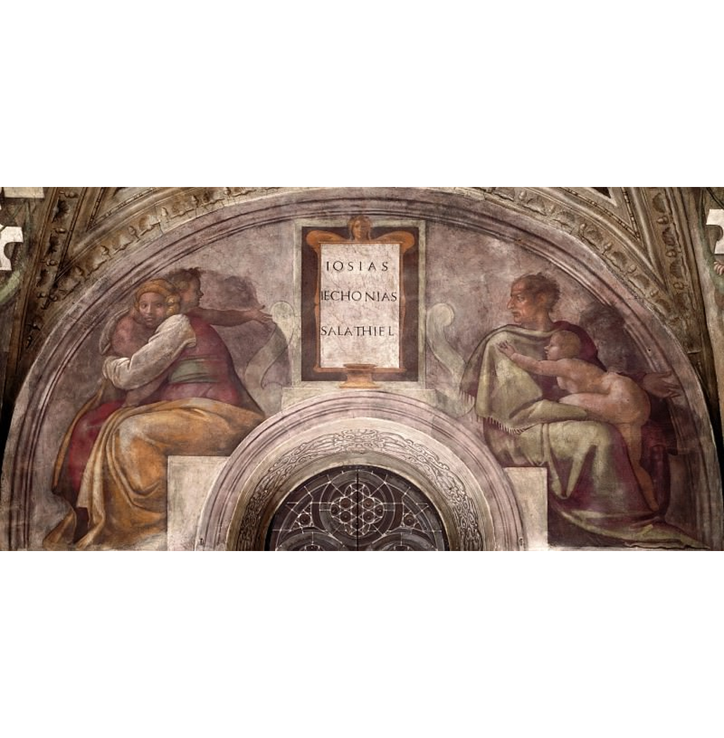 Josias, Jeconias, Sealtiel - Michelangelo