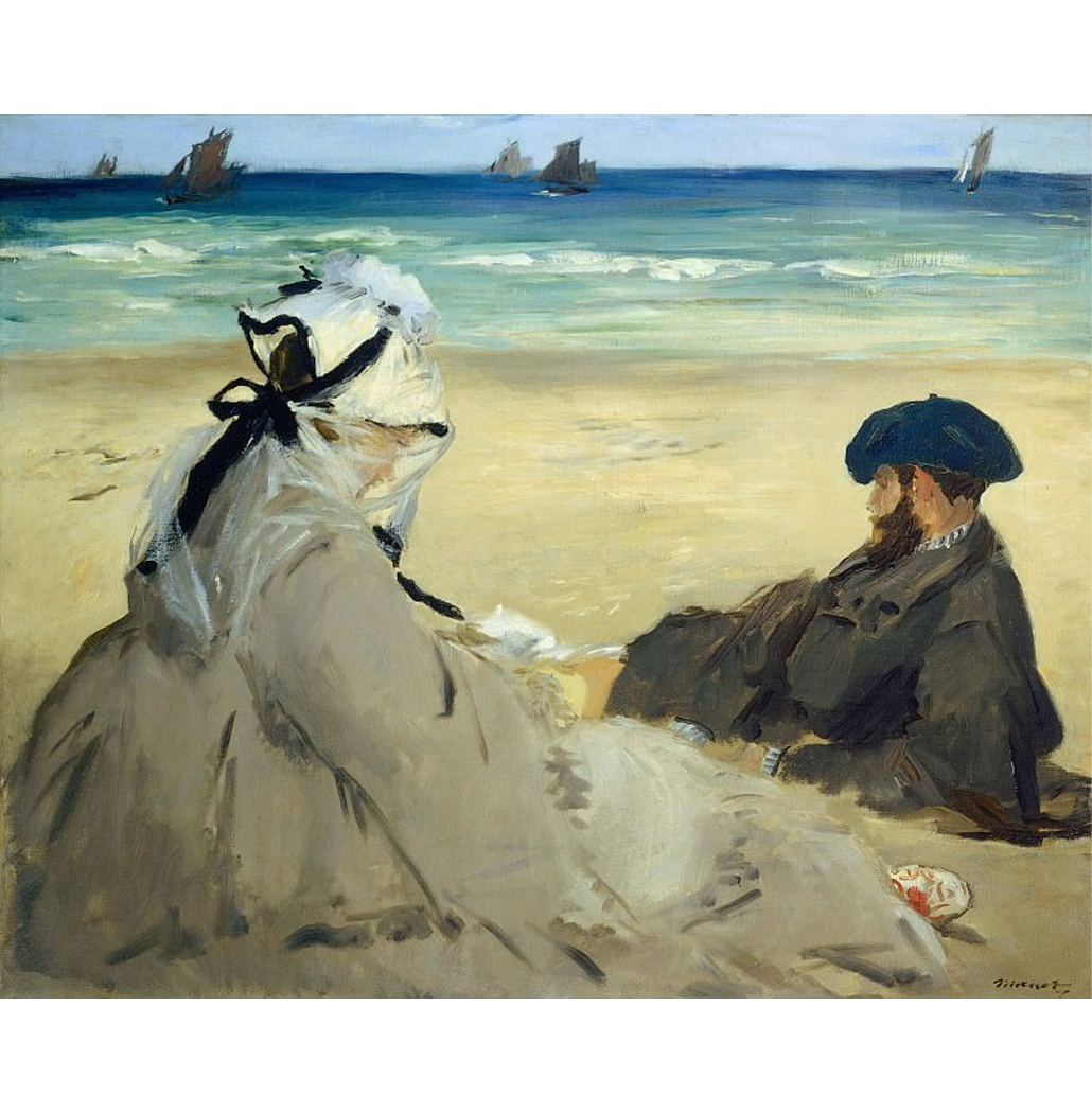 Na Praia - Manet