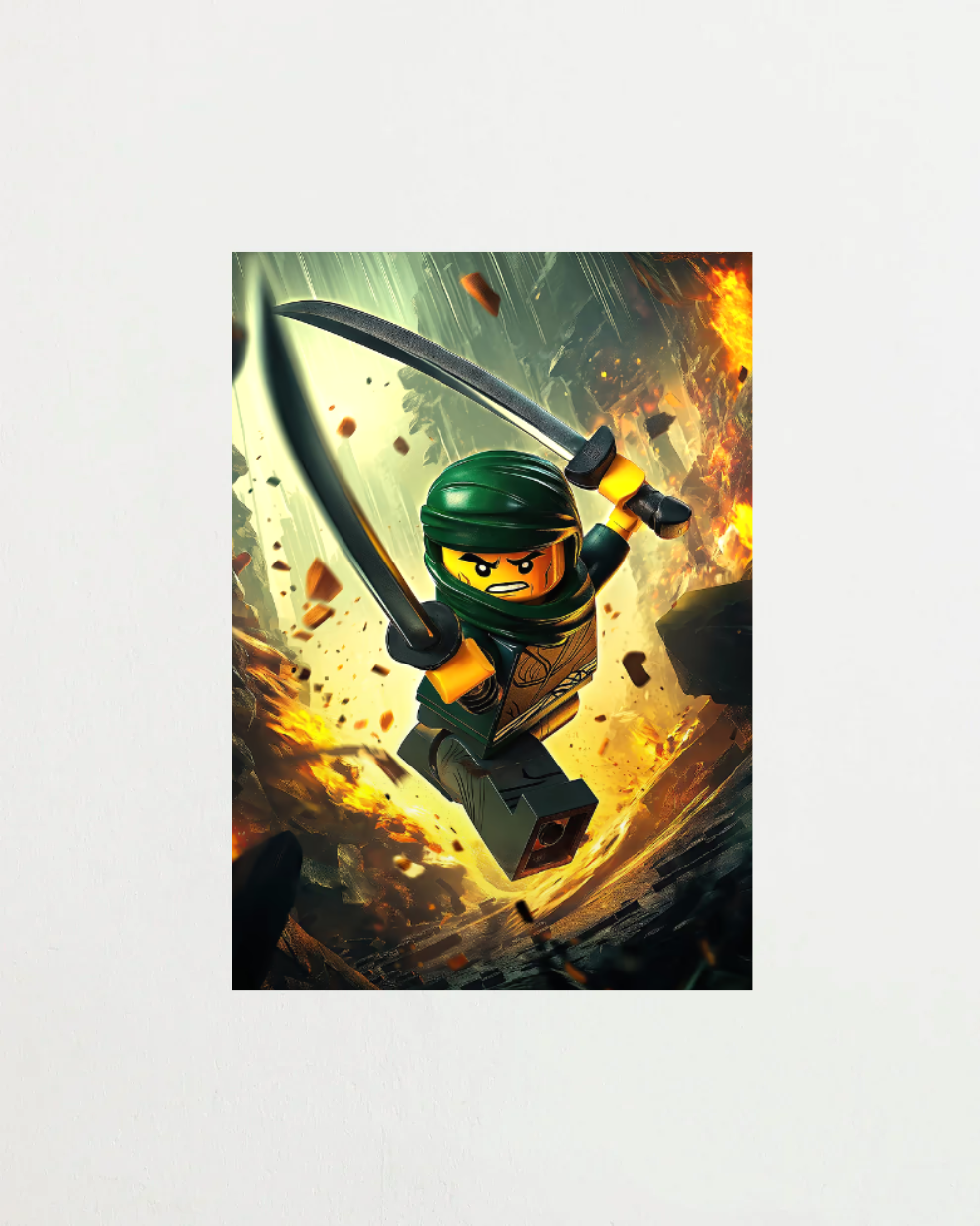 Poster Arte Ninjago
