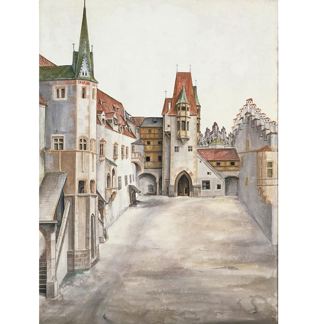 Pátio do Antigo Castelo em Innsbruck sem Nuvens - Dürer