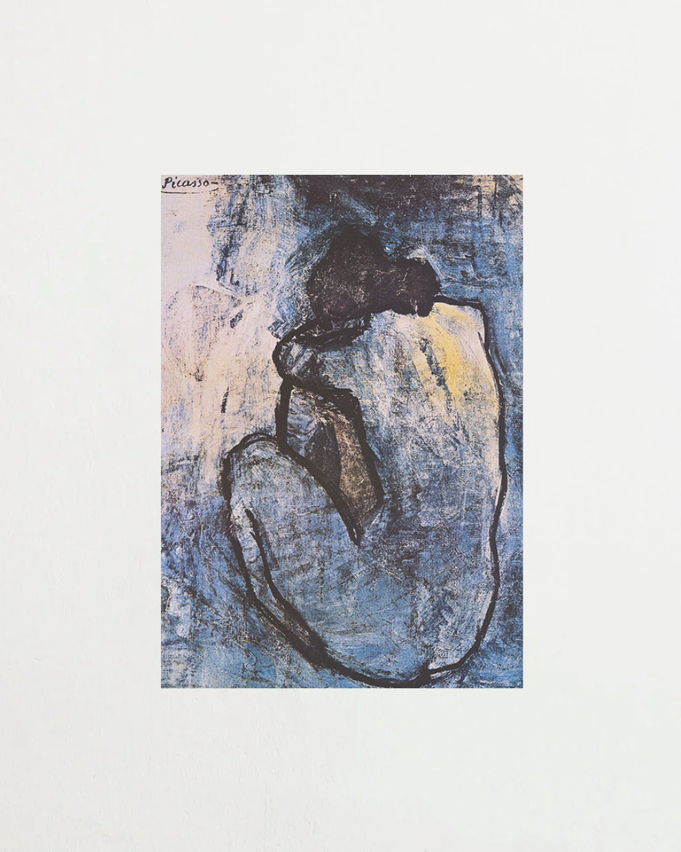 Poster Pablo Picasso Mulher Sentada Período Azul