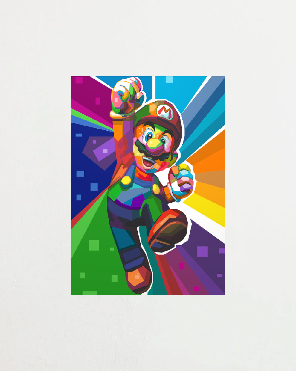 Poster Arte Super Mario Bros