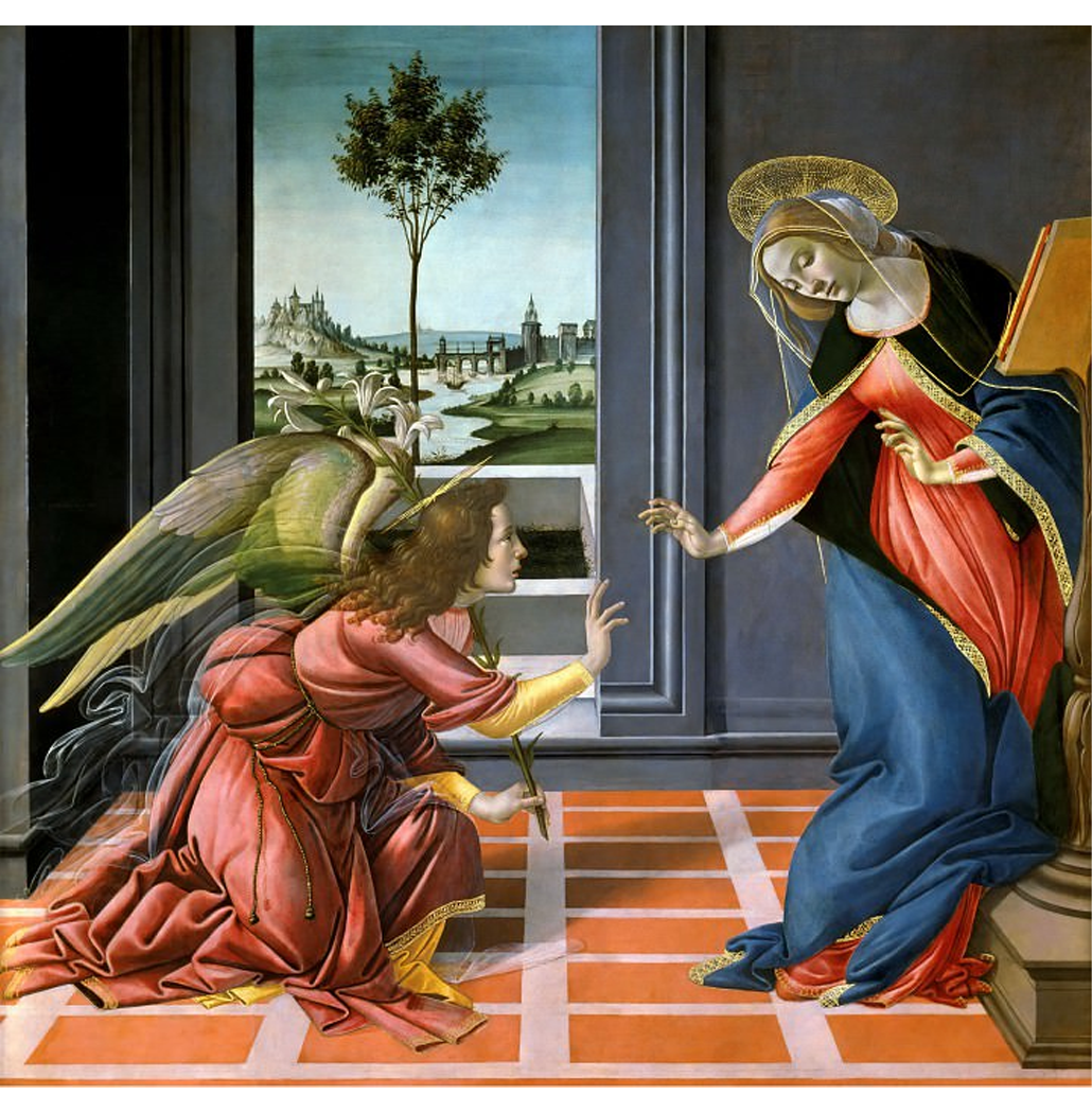 A Anunciação - Alessandro Botticelli