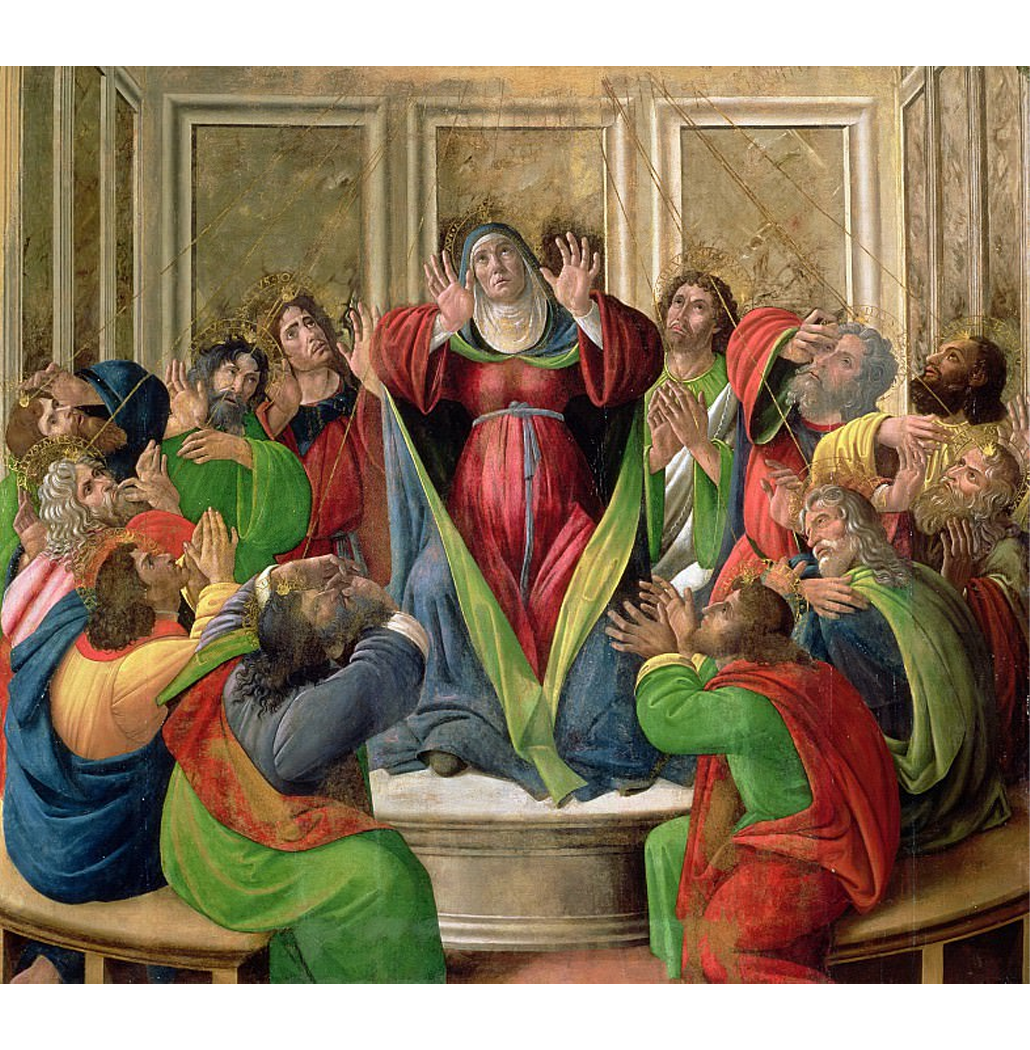 A Descida do Espírito Santo - Alessandro Botticelli