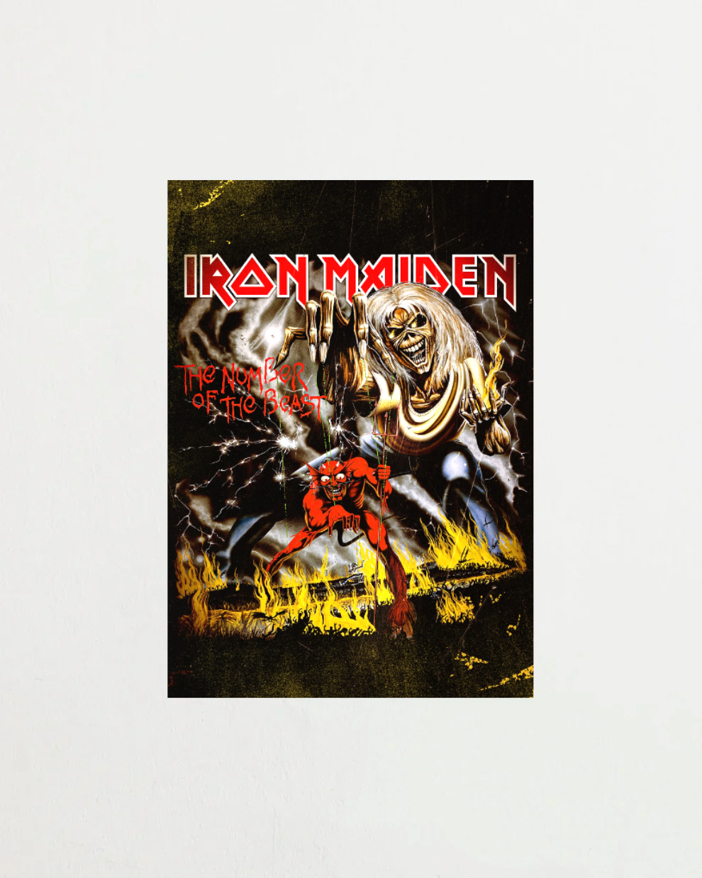 Poster Música Iron Maiden – The Number of the Beast
