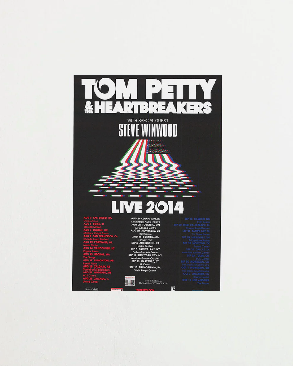 Poster Tom Petty and the Heartbreakers