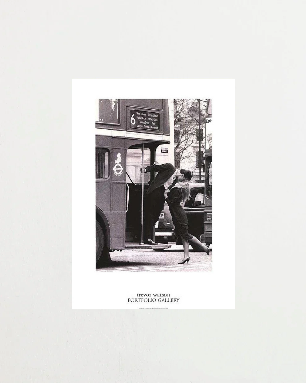 Poster Trevor Watson London Kiss
