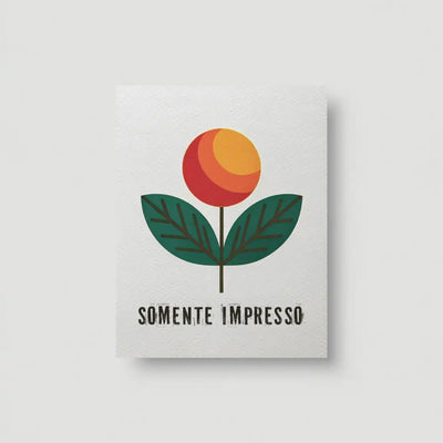 Fosco (Sem vidro) / Impressão Sem Moldura